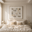 "Tapestry of Silence" – Wabi-Sabi Textured Neutral Abstract Wall Art