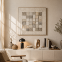 "Tapestry of Silence" – Wabi-Sabi Textured Neutral Abstract Wall Art
