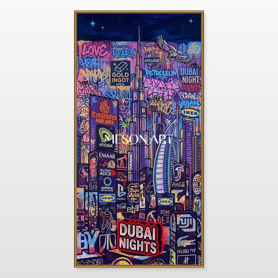 Dubai Nights Graffiti Art #GA287