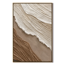 "Sandstone Drift" – Wabi Sabi Earth Tone Textured Abstract Painting