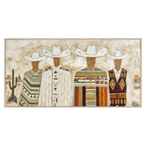 “Desert Kinship” – Southwestern Cowboy Impasto Oil Painting