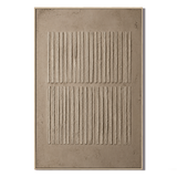 "Architectural Silence" – Wabi-Sabi Sand Tone Abstract Acrylic Painting