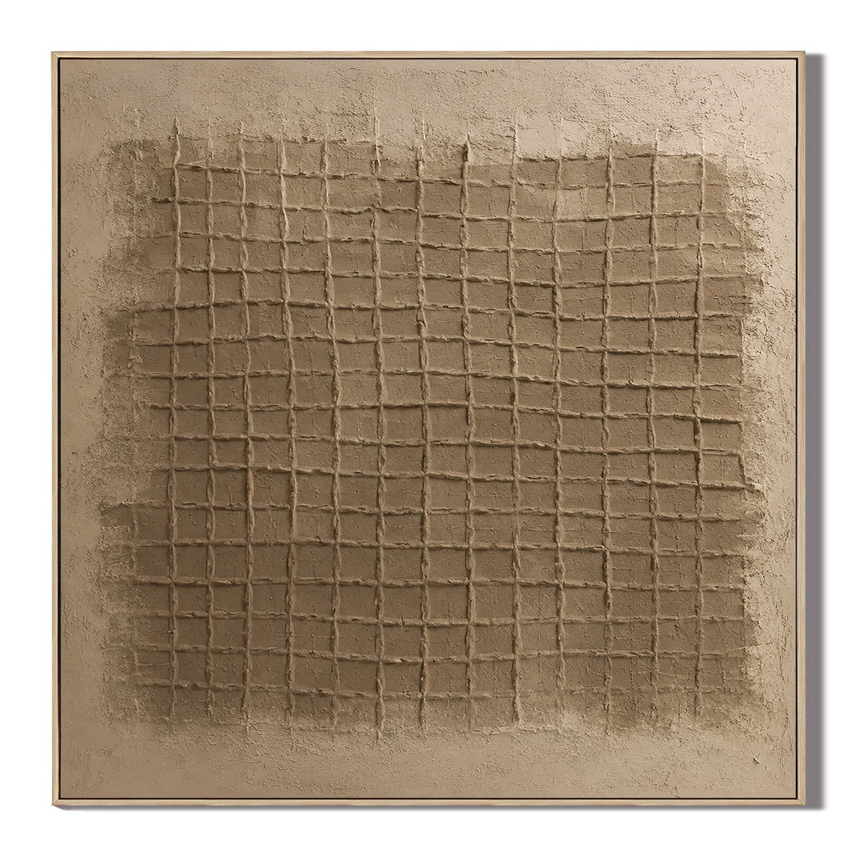 "Tactile Memory" – Wabi-Sabi Clay Earth Tone Abstract Textured Painting