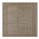 "Tranquil Rhythms" – Wabi-Sabi Beige Textured Minimalist Acrylic Painting