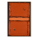 "Clay Court Solitude" – Textured Tennis Court Abstract Painting