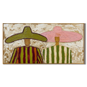 “Sunlit Companions” – Mexican Folk Portrait Impasto Oil Painting