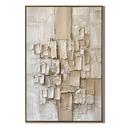 "Quiet Architecture" – Wabi Sabi Neutral Textured Abstract Painting