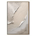 "Stonewashed Drift" – Wabi Sabi Neutral Textured Abstract Painting