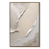 "Stonewashed Drift" – Wabi Sabi Neutral Textured Abstract Painting