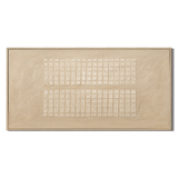 "Echoes of Memory" – Wabi-Sabi Beige Textured Minimalist Acrylic Painting