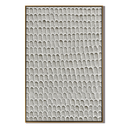 "Serene Scales" – Wabi Sabi White Textured Pattern Painting