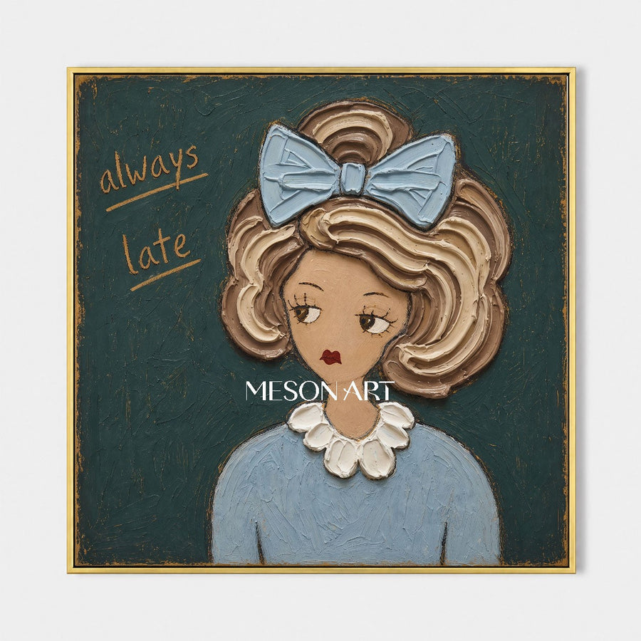 Always Late Charm #CSQ210