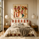 "Midnight Rodeo" – Retro Western Cowgirl Hand-Painted Canvas Wall Art