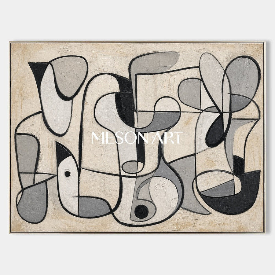 Cubist Harmony In Beige #CSQ081