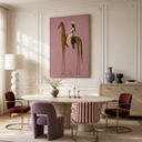 "Golden Mirage" – Surreal Leopard Steed & Elegant Equestrian Painting