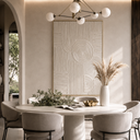 "Quiet Rhythm" – Wabi Sabi White Geometric Textured Painting