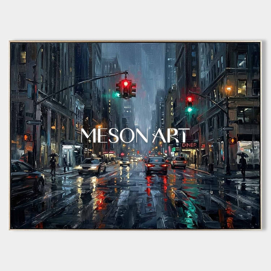 Neon Rain Reflections #LLC085