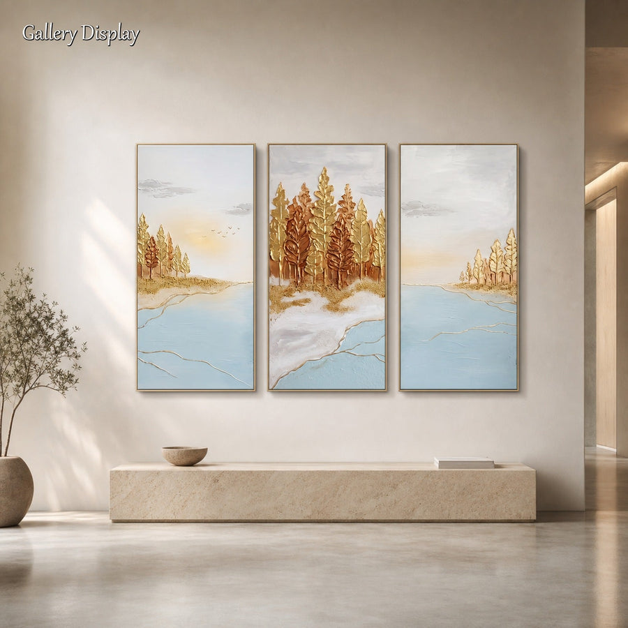 Golden Lakeside Reverie #SG738