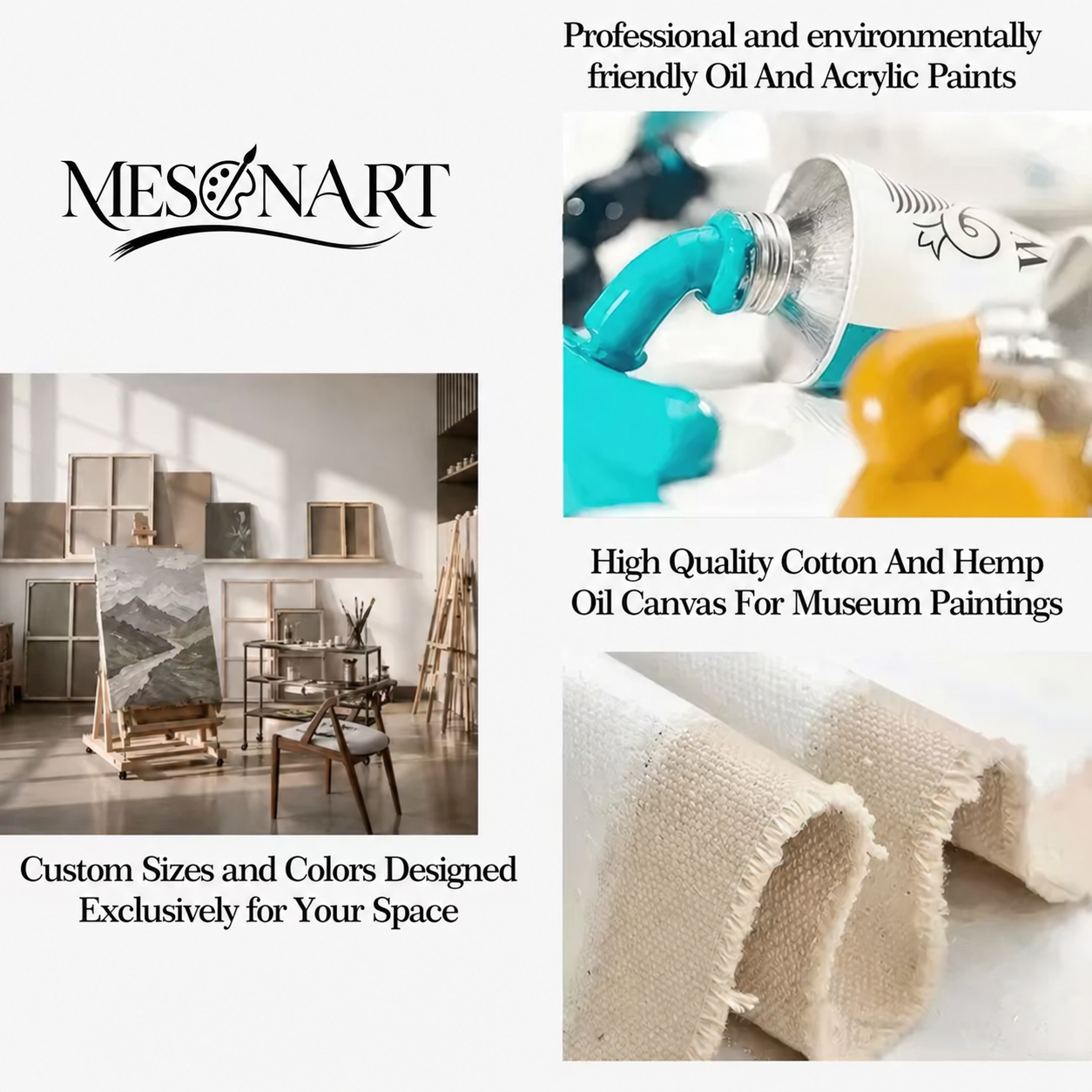 MesonArt professional oil and acrylic painting materials